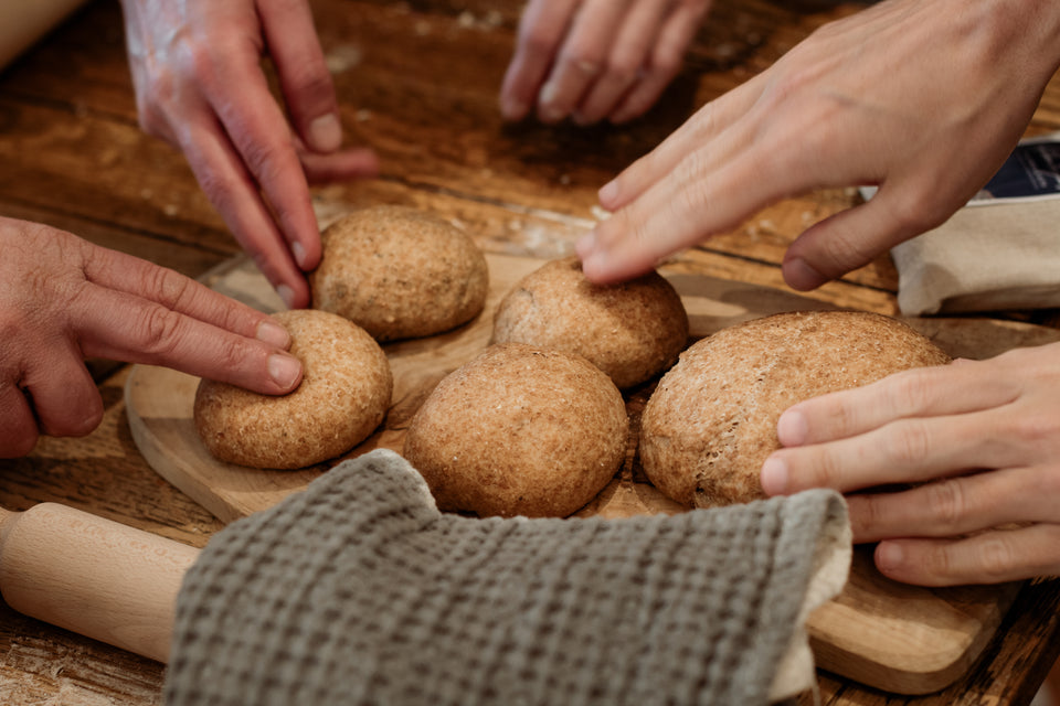 Making bread is a sensory mindful group activity